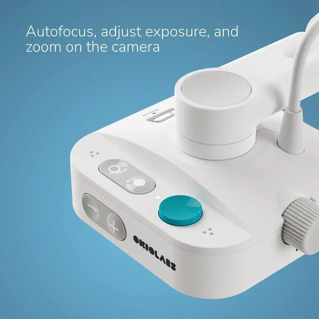 Alt view image 3 of 5 - OKIOLABS OKIOCAM W1 USB 4K 8MP Document Camera with Light for Teachers. Comes with OKIOPoint & AI-Tracking Presentation Software. Doc Camera for Classroom. Compatible with PC/Mac, with Type-C Adaptor