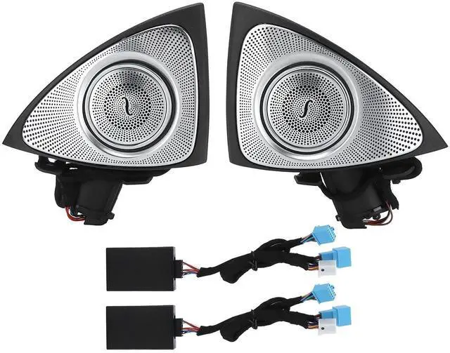 Main image of Car Audio Tweeters with LED Ambient Lighting Kit 7 Color 3D Rotating Tweeter Replacement for ? S-Class W222 Pre-Facelift 2014-2017