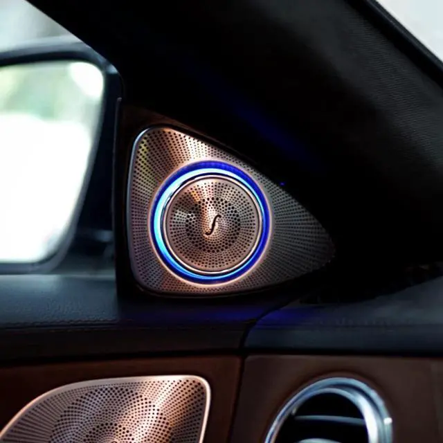Alt view image 5 of 5 - Car Audio Tweeters with LED Ambient Lighting Kit 7 Color 3D Rotating Tweeter Replacement for ? S-Class W222 Pre-Facelift 2014-2017