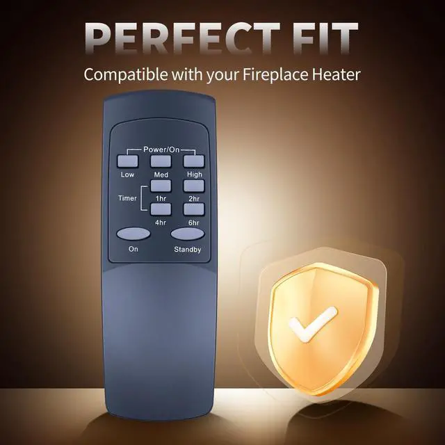 Alt view image 2 of 5 - FQOUG Replacement Remote Control Compatible with Dimplex Infrared Plug-in Patio Heater, DIRP15A10GR