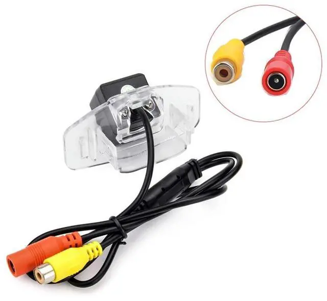 Alt view image 2 of 5 - Vlicevrn Fisheye Vehicle Car Rear View Camera Night Vision Backup Camera for Honda Accord/Spirior/Honda City/Fit Sedan/Honda Civic/Ciimo/Honda Crider (Golden Fisheye Dynamic)