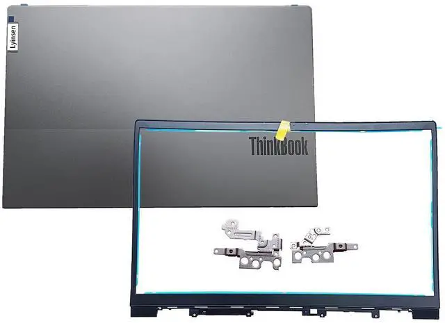 Main image of Lyinsen Replacement 15.6" Laptop LCD Cover Back Rear Top Lid with Bezel and Hinges for Lenovo ThinkBook 15 G2 G3 ITL/are/ACL 5CB1B34808 5B30S18986 5H50S28995 Silver