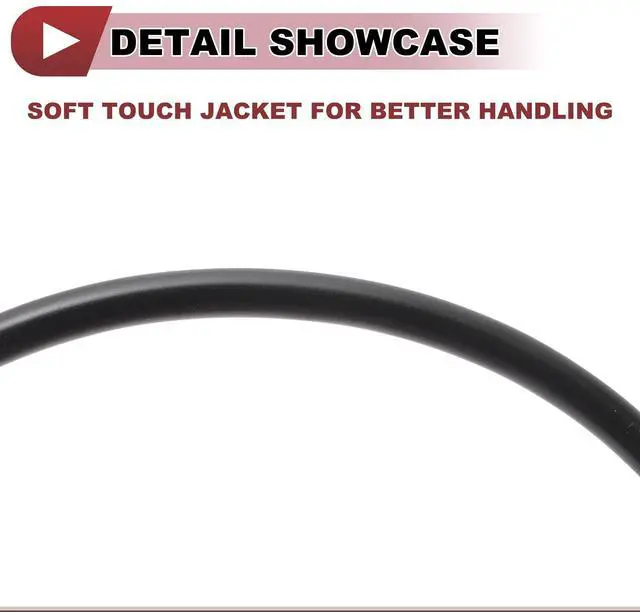 Alt view image 4 of 5 - HEROFFIX Electrical Ground Wire Automotive Power Wire 98FT Black TC 1 Pcs 24AWG 8 Conductor Fully Insulated& Soft Touch Jacket Universal