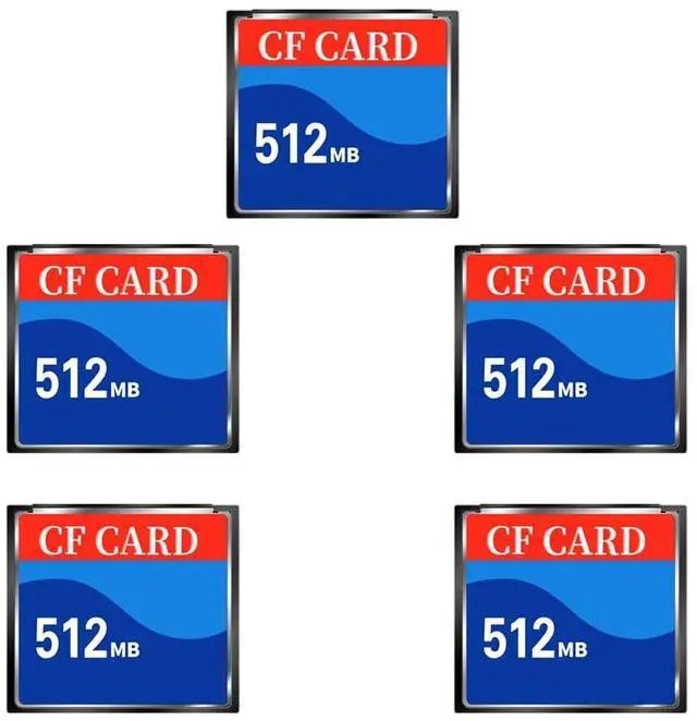 Main image of Original 5pack 512MB CF Card Type I for Camera Numerical Control Machine Tool Storage Card5PACK