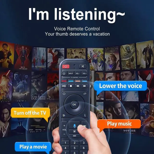 Alt view image 3 of 5 - New RC-200 Voice Remote Control for Super Smart TV Box S4 S5 S6 Max / S5 Pro/Elite Ultra/Elite Pro+ (Without Voice for S4 Pro and S3 Pro)