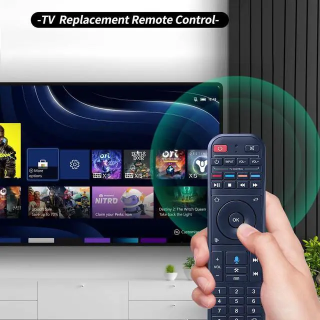 Alt view image 2 of 5 - New RC-200 Voice Remote Control for Super Smart TV Box S4 S5 S6 Max / S5 Pro/Elite Ultra/Elite Pro+ (Without Voice for S4 Pro and S3 Pro)