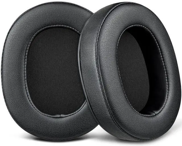 Main image of SOULWIT Earpads Replacement for Sony MDR-M1 Professional Reference Closed Monitor Headphones, Ear Pads Cushions with Soft Protein Leather and High-Density Memory Foam - Black