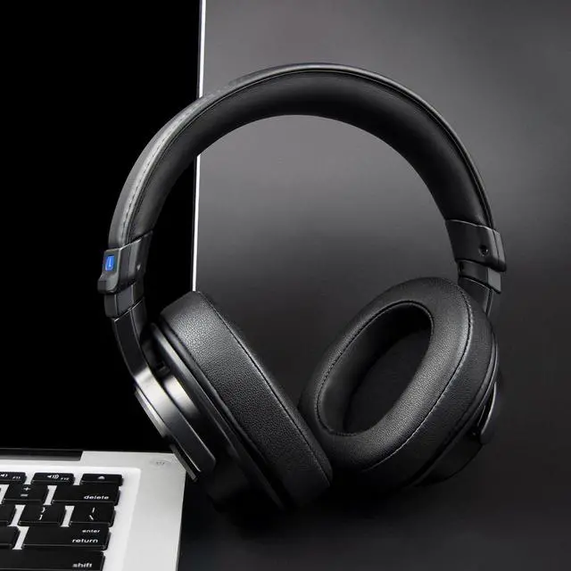 Alt view image 3 of 5 - SOULWIT Earpads Replacement for Sony MDR-M1 Professional Reference Closed Monitor Headphones, Ear Pads Cushions with Soft Protein Leather and High-Density Memory Foam - Black