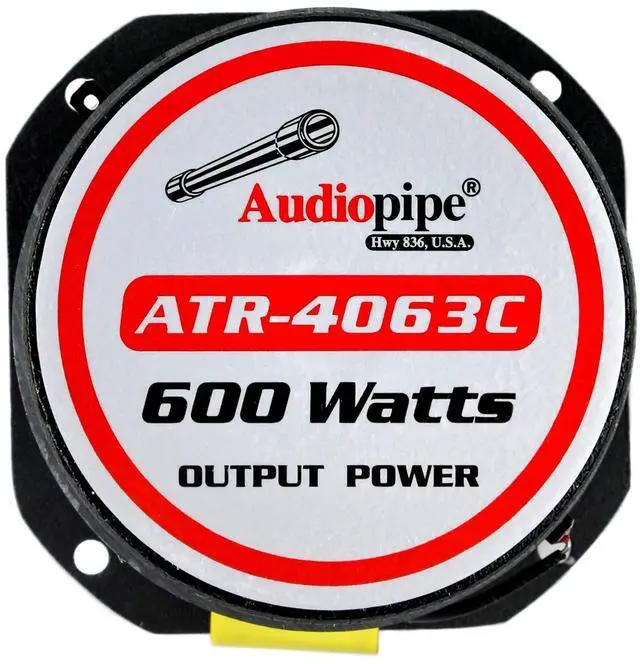 Alt view image 2 of 3 - Audiopipe ATR4063C Chrome Atr Series 600 Watt Tweeter