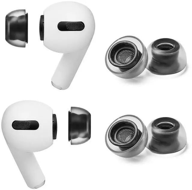 Main image of AZLA Crystal for Airpods Pro 1st & 2nd Gen (M) Airpod Pro Ear Tip Replacement Airpod Pro Tips with Premium Silicone