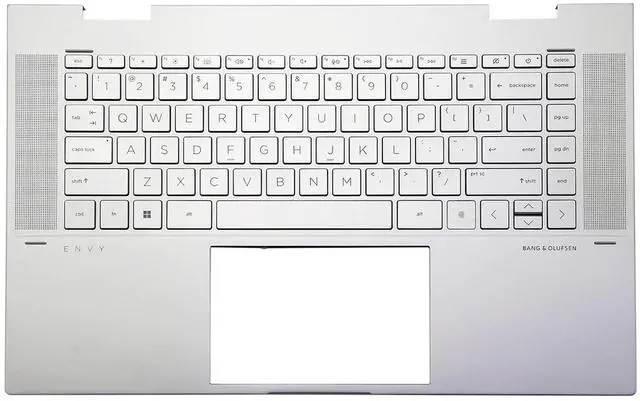 Main image of New Replacement for HP Envy 15-ES 15M-ES 15T-ES 15Z-EU 15-EU 15Z-EU000 15T-ES000 Laptop Upper Case Palmrest Backlit Keyboard Assembly Part M45474-001 M45489-001 (Silver)