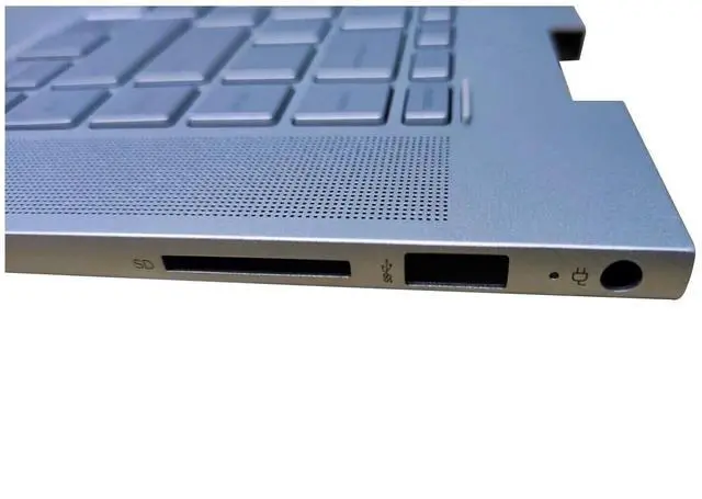 Alt view image 3 of 5 - New Replacement for HP Envy 15-ES 15M-ES 15T-ES 15Z-EU 15-EU 15Z-EU000 15T-ES000 Laptop Upper Case Palmrest Backlit Keyboard Assembly Part M45474-001 M45489-001 (Silver)
