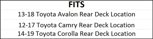 Alt view image 4 of 5 - 6x9" Speaker Adapter Spacer Rings Fits 2012-2016 Camry & 2014-2016 Corolla- SAK054_69-1 Pair