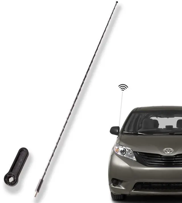 Main image of Unikpas Antenna Mast Compatible for Toyota Sequoia Camry Sienna Highlander Tacoma 4Runner RAV4 Tundra FJ Cruiser Replacement Antenna