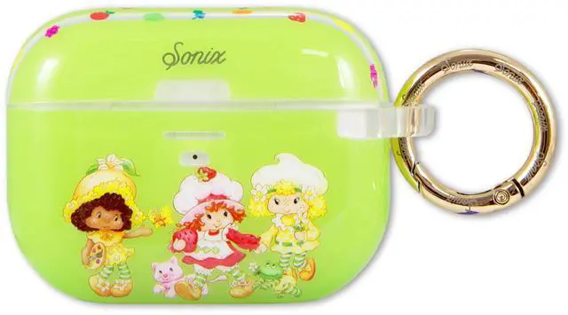 Main image of Sonix AirPods Pro 3 Protective Case - Hard Shell Cover with Luxe Keychain Clip - Compatible with 3rd Generation AirPods Pro ^^ Strawberry Shortcake Berry Besties Rainbow