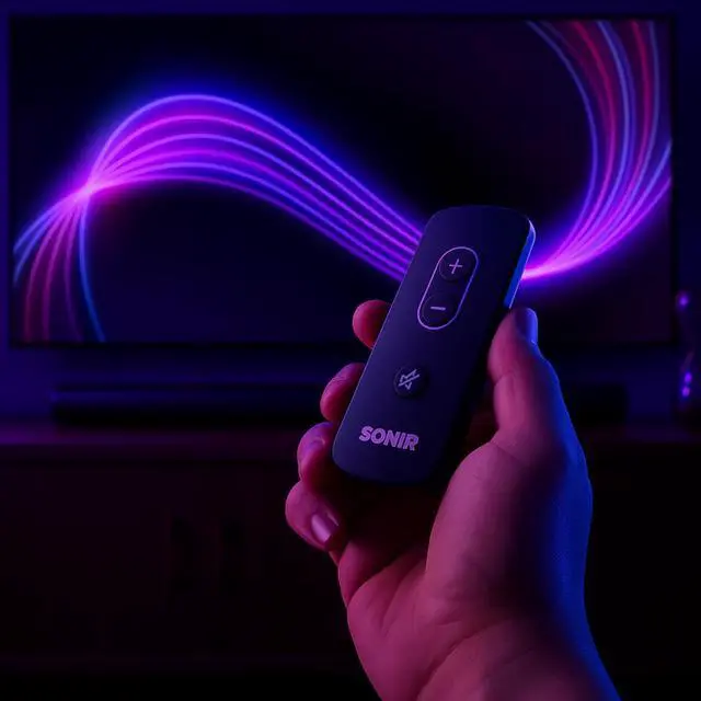 Alt view image 2 of 5 - SONIR Remote Control for Sonos Soundbars ^^ Durable Aluminum Shell, Sleek Design, Easy Setup ^^ Compatible with Sonos Arc Ultra, Arc SL, Beam (Gen 1 & 2), Ray, Amp (Gen 2), Playbase, and Playbar