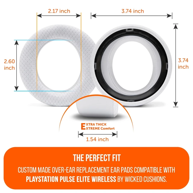 Alt view image 5 of 5 - WC Freeze Pulse Elite - Cooling Gel Earpads for PS5 Pulse Elite