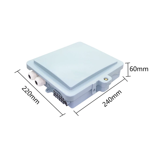 Alt view image 5 of 5 - PNGKNYOCN 12-Core FTTH Fiber Distribution Box, IP65, 12-Port, Indoor/Outdoor Optical Fiber Splicing