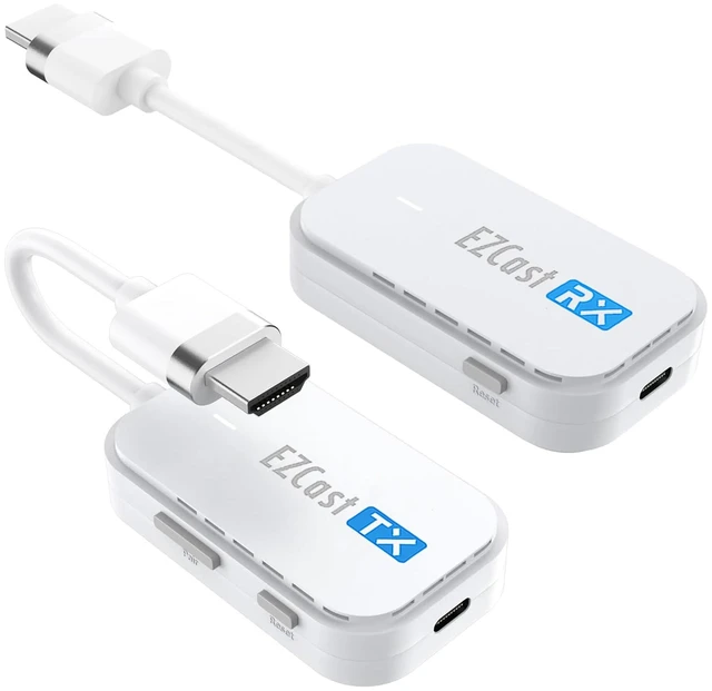 Main image of EZCast Wireless HDMI Transmitter & Receiver, 1080P 60Hz, Screen Mirroring and Extending for Laptop/PC/Tablet, 30m Range
