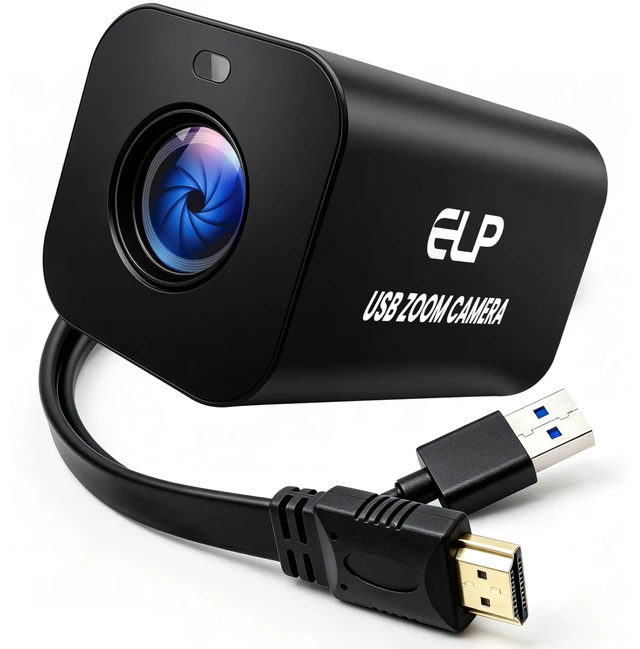 Main image of IFWATER 60fps High Speed 4K USB Camera,21X Zoom USB2.0&HDMI Dual Interface,38402160 High Resolution,H.264 H.265 Encoding,Plug&Play for Windows Mac OS Linux Projector Live Streaming