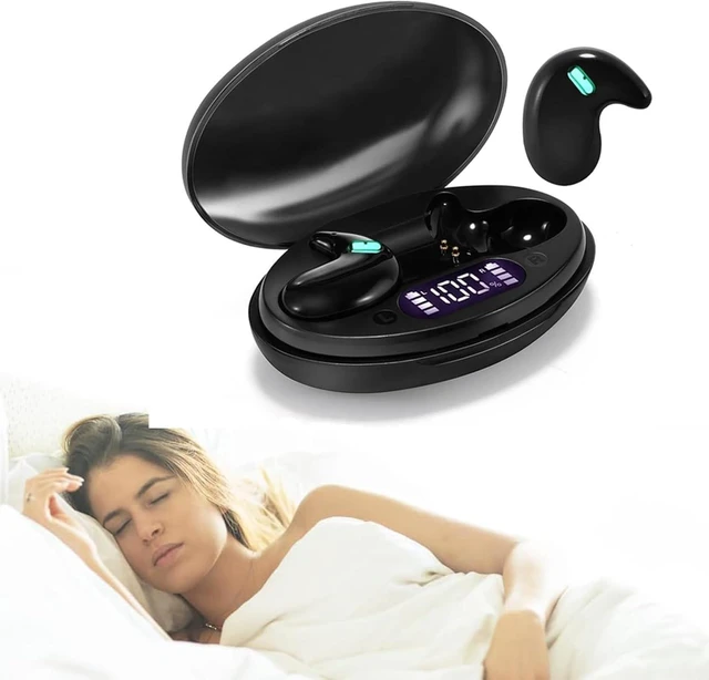 Main image of Mudtun Sleep Earbuds Ultra-Thin Wireless Bluetooth 5.3 Earbuds for Side Sleepers, Noise Blocking Sleep Headphones with 6H Playtime, Ergonomic Mini Design for Small Ears, (Deep Black)