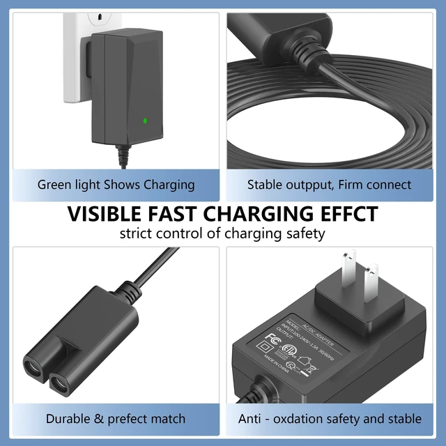 Alt view image 4 of 5 - 25.2V Charger for Robotic Pool Cleaner Compatible with ROBOKLEEN RK-X1 Robotic Pool Vacuum Cleaner Aapter Charger