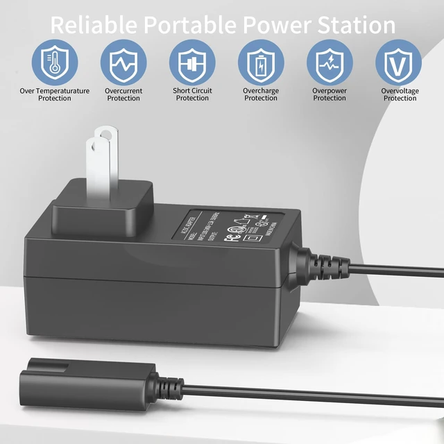 Alt view image 5 of 5 - 25.2V Charger for Robotic Pool Cleaner Compatible with ROBOKLEEN RK-X1 Robotic Pool Vacuum Cleaner Aapter Charger