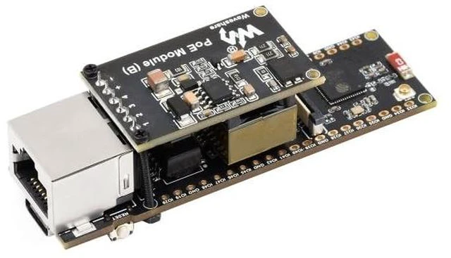 Main image of AmpOhm360 ESP32-S3 Ethernet PoE Module Development Board with Wi-Fi Ble 240MHz Dual Core Microcontroller for IoT DIY Maker Projects SKU-28771