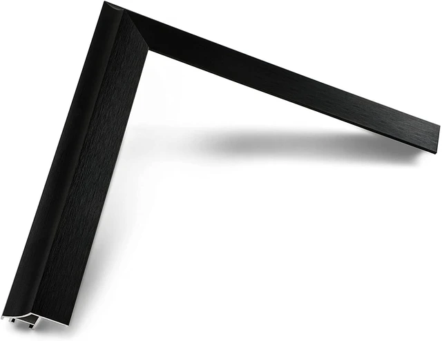 Alt view image 4 of 5 - Anodized Black Scoop 75" Deco TV Frame for Samsung The Frame/Pro TVs
