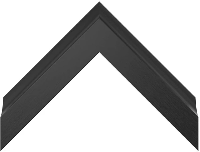 Alt view image 3 of 5 - Anodized Black Scoop 75" Deco TV Frame for Samsung The Frame/Pro TVs