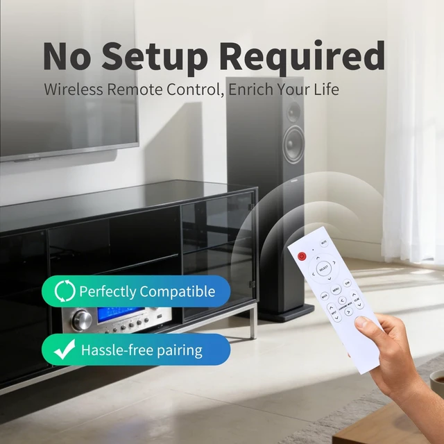 Alt view image 5 of 5 - ZWP Remote Control Replacement Compatible for JBL AV Receiver MA9100HP 9.2-Channel, MA510 5.2-Channel, MA310 5.2-Channel, JBLMA9100HPWHTAM, JBLMA310WHTAM, JBLMA510WHTAM