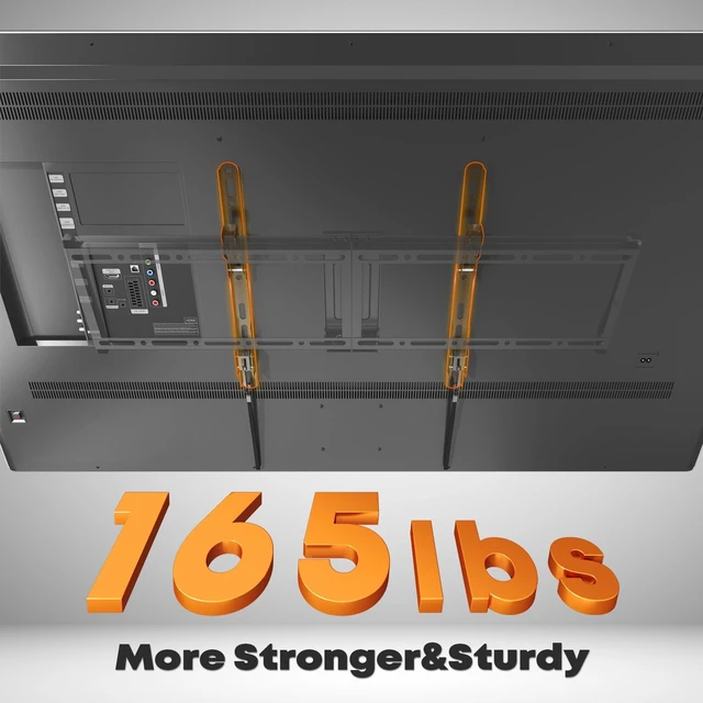 Alt view image 4 of 5 - Heavy Duty Tilting TV Wall Mount for 43-100 Inch TVs up to 165 lbs