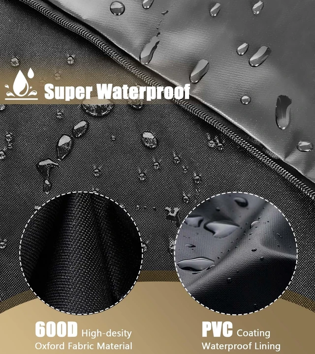 Alt view image 3 of 5 - IC ICLOVER Outdoor TV Cover 80-85 in, Waterproof Weatherproof TV Protector