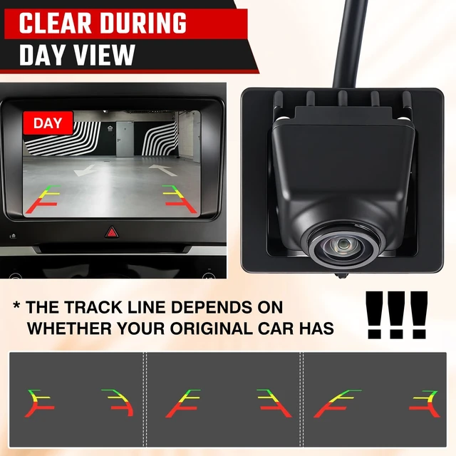 Alt view image 2 of 5 - Rearview Backup Camera Fit for Cadillac CTS 2.0L L4 / 3.0L 3.6L 2011-2014