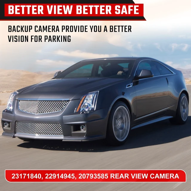 Alt view image 5 of 5 - Rearview Backup Camera Fit for Cadillac CTS 2.0L L4 / 3.0L 3.6L 2011-2014