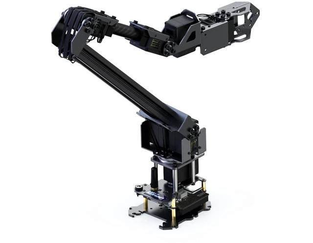 Main image of Waveshare 5 + 1 DOF High Torque Bus Servo Robotic Arm Kit, ESP32 Based, 2-DOF Wrist Joint, Wireless Control, Flexible Expansion and Secondary Development Supported