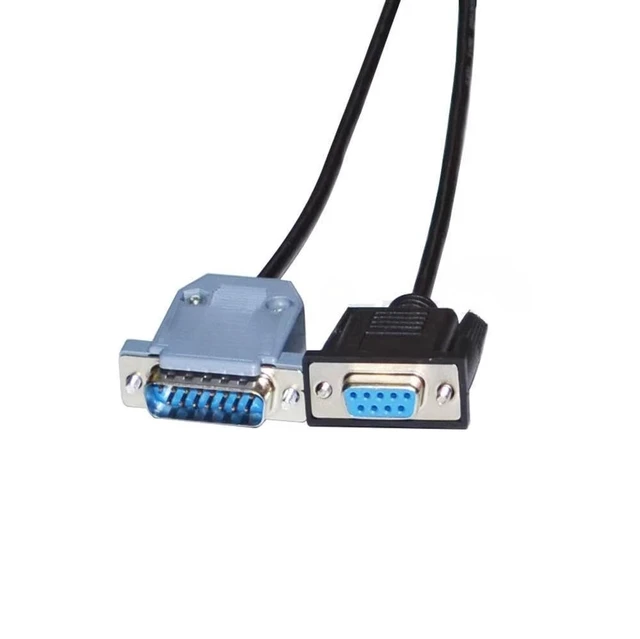 Alt view image 2 of 3 - RIKYJIC DB9 Female to DB15 Male Adapter Cable for FBE Yonghong MC Series PLC FP-232P0-9F-150 Programming Cable(1.5 Meters)