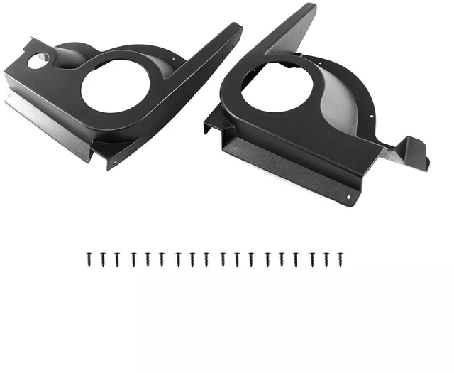 Alt view image 3 of 5 - STILEALUS Black ABS Golf Cart Speaker Pods Fits for EZGO TXT 1994 and Up Replacement for E-Z-GO 627153(Set of 2)