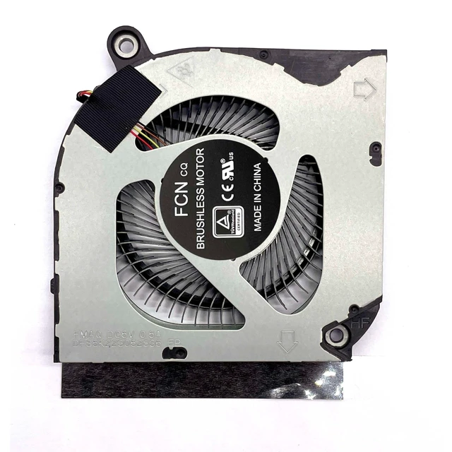 Alt view image 3 of 5 - New CPU+GPU Cooling Fan Replacement for Acer Predator Helios 300 (PH315-53 PH315-54), P/N: DFS5K223052836 DFS531005PL0T