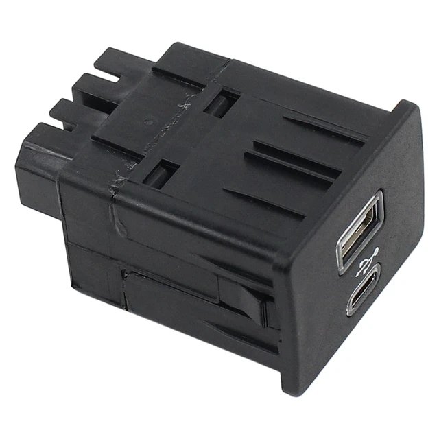 Alt view image 3 of 5 - Type C USB Hub Port Adapter Audio Auxiliary Jack Carplay Interface Module