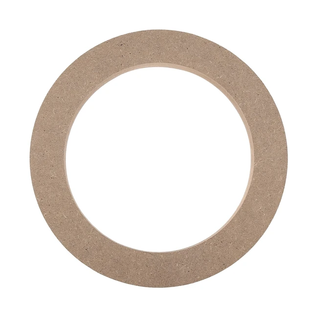 Alt view image 5 of 5 - X AUTOHAUX 5" Universal Wooden Car Speaker Mounting Spacer Rings Adapter