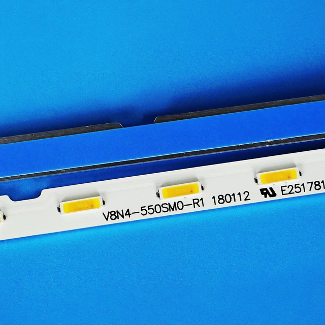 Alt view image 3 of 5 - XIMAIACC 2pcs LED Backlight Strip for BN96-46033A UN55RU8000F UN55RU800DF UN55RU740DFXZA UN55NU740DF UN55RU740DF UN55RU7100FXZA UN55RU7300FXZA UN55RU7100F UN55RU6900 V8N4-550SM0-R1 R0 55NU7475U