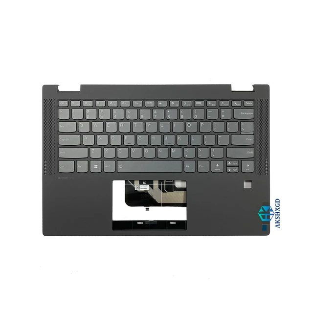 Alt view image 2 of 5 - 5CB0Y85490 460.0MD08.0001 Replacement for Lenovo Ideapad Flex 5-14IIL05 5-14ARE05 5-14ITL05 Laptop Upper Top Cover Case Palmrest Backlit Keyboard Assembly Part Grey