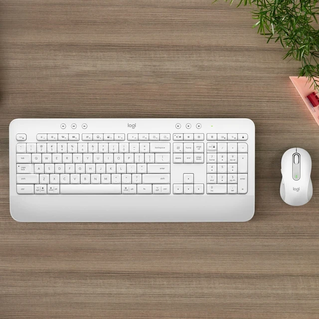 Alt view image 2 of 5 - Logitech Signature MK650 Combo for Business Keyboard and Mouse - Off-White
