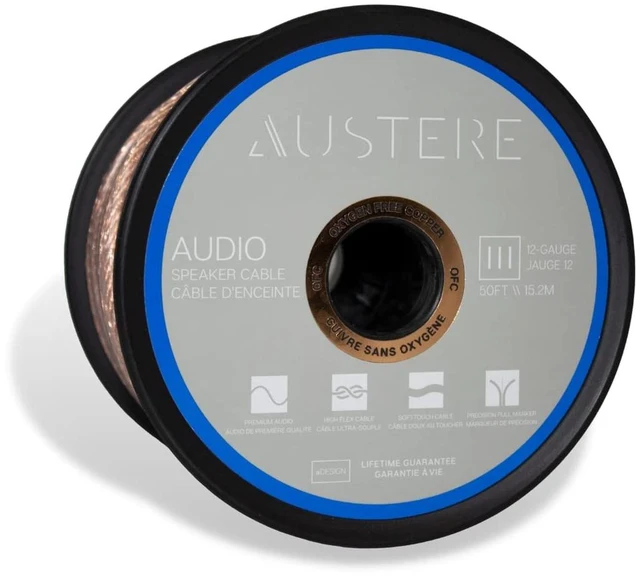 Main image of AUSTERE III Series Speaker Cable 50ft Oxygen Free Copper High Flex 12-Gauge
