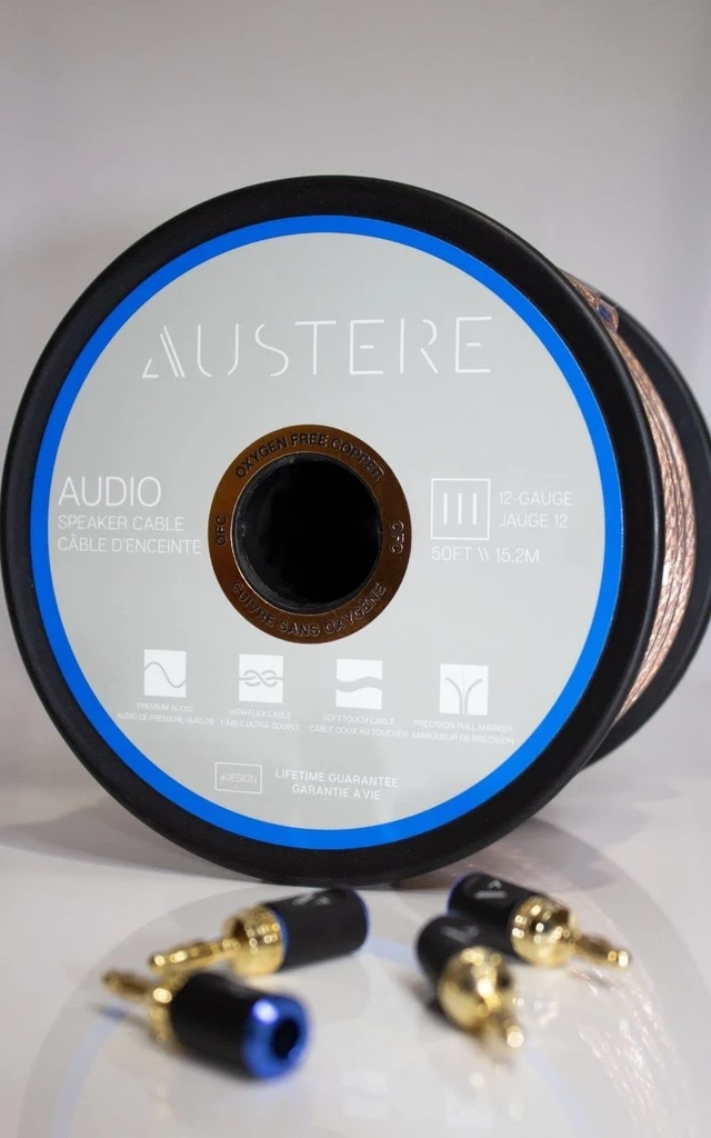 Alt view image 4 of 5 - AUSTERE III Series Speaker Cable 50ft Oxygen Free Copper High Flex 12-Gauge