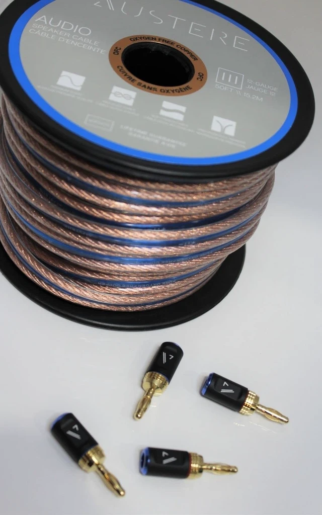 Alt view image 5 of 5 - AUSTERE III Series Speaker Cable 50ft Oxygen Free Copper High Flex 12-Gauge