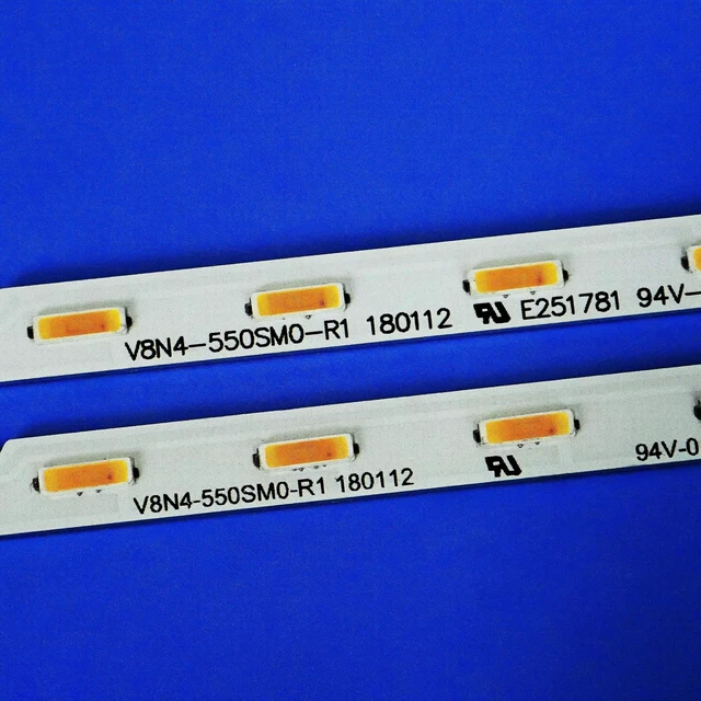 Alt view image 2 of 5 - XIMAIACC 2pcs LED Backlight Strip for BN96-46033A UN55RU8000F UN55RU800DF UN55RU740DFXZA UN55NU740DF UN55RU740DF UN55RU7100FXZA UN55RU7300FXZA UN55RU7100F UN55RU6900 V8N4-550SM0-R1 R0 55NU7475U