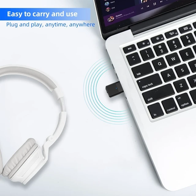 Alt view image 4 of 5 - 2B2C Bluetooth Adapter for PS5, PS4, Mac, BT5.2 Audio Adapter with aptX LL