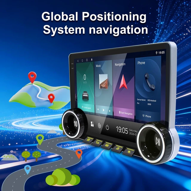 Alt view image 5 of 5 - 4+64G 10.1" Android 15 Car Stereo for Honda Pilot 2003-2008